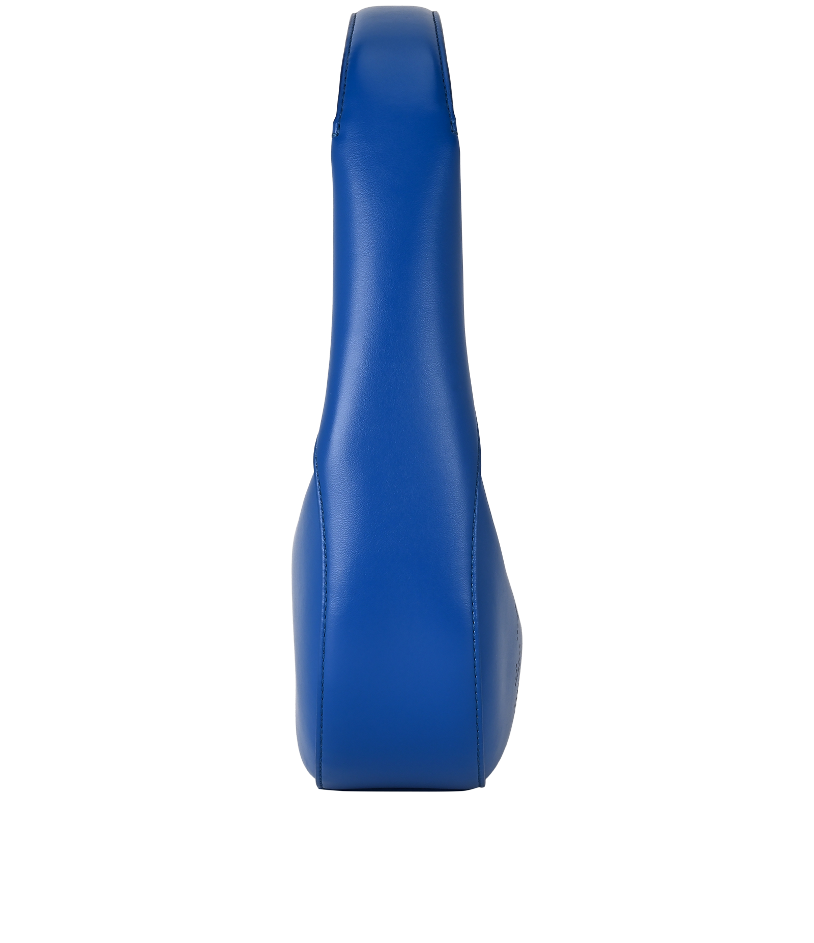 Circle Logo Small Shoulder Bag, &pound;395, Handbags, Blue, Leather, Bottom view